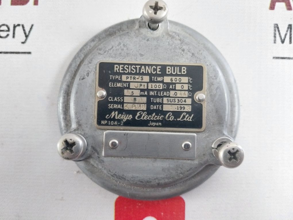 Meiyo Electric Ptr-s Resistance Bulb 600'c