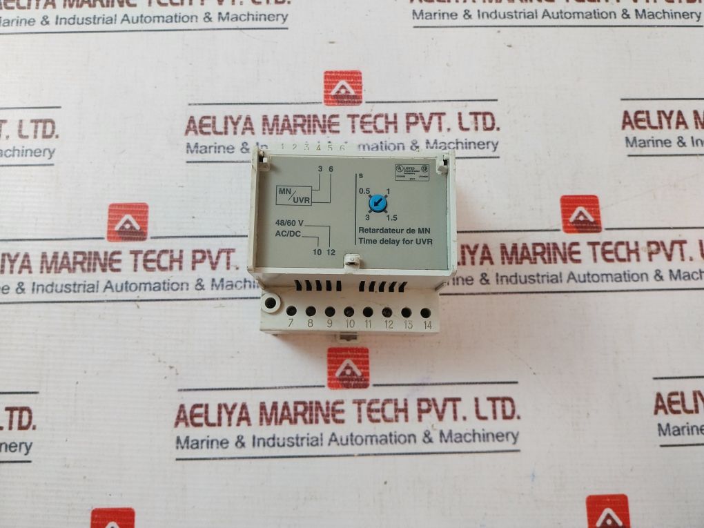 Merlin Gerin 33680 Time Delay Relay For Uvr 48/60V Ac/Dc
