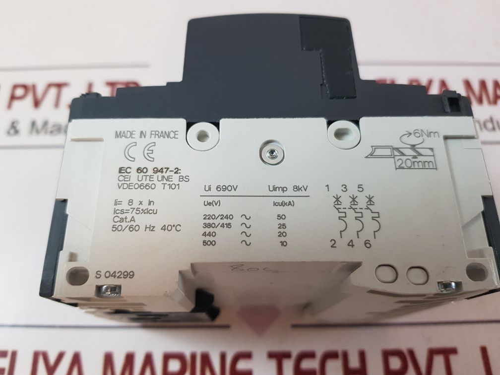 Merlin Gerin Multi9 Ng125N C80A Circuit Breaker