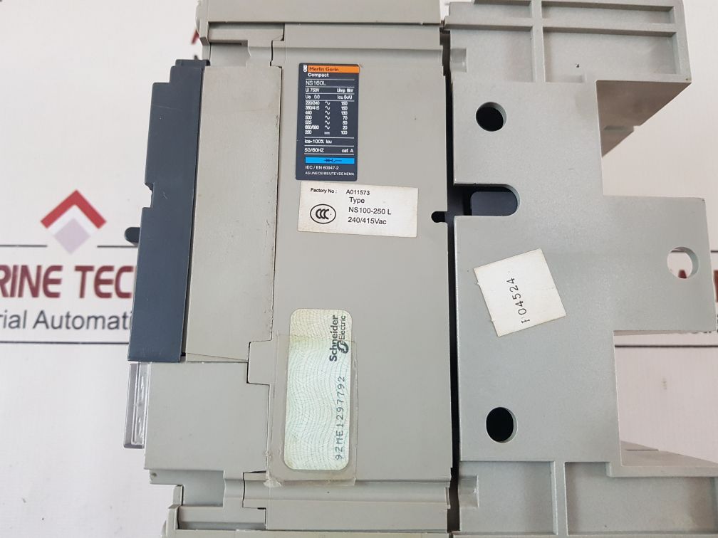Merlin Gerin Ns100-250L Circuit Breaker Ns160L