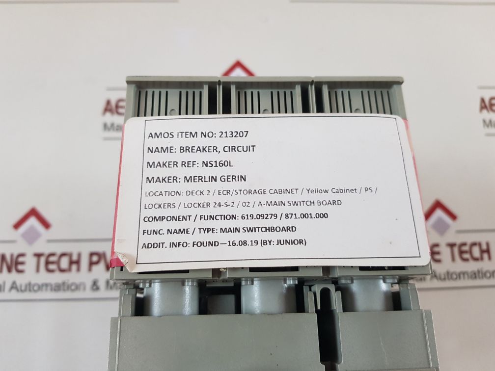 Merlin Gerin Ns100-250L Circuit Breaker Ns160L