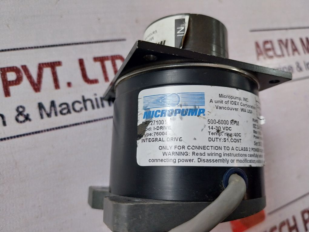 Micropump 76004 Integral Drive 271001 500-6000 Rpm