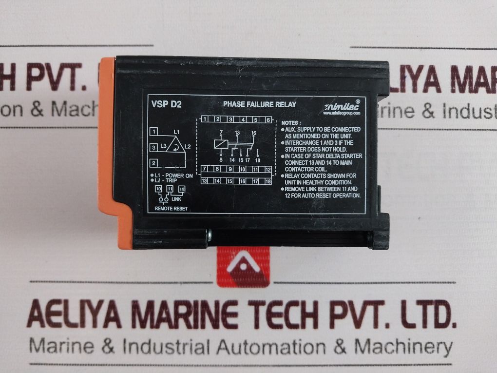 Minilec Vsp D2 Phase Failure Relay 240Vac