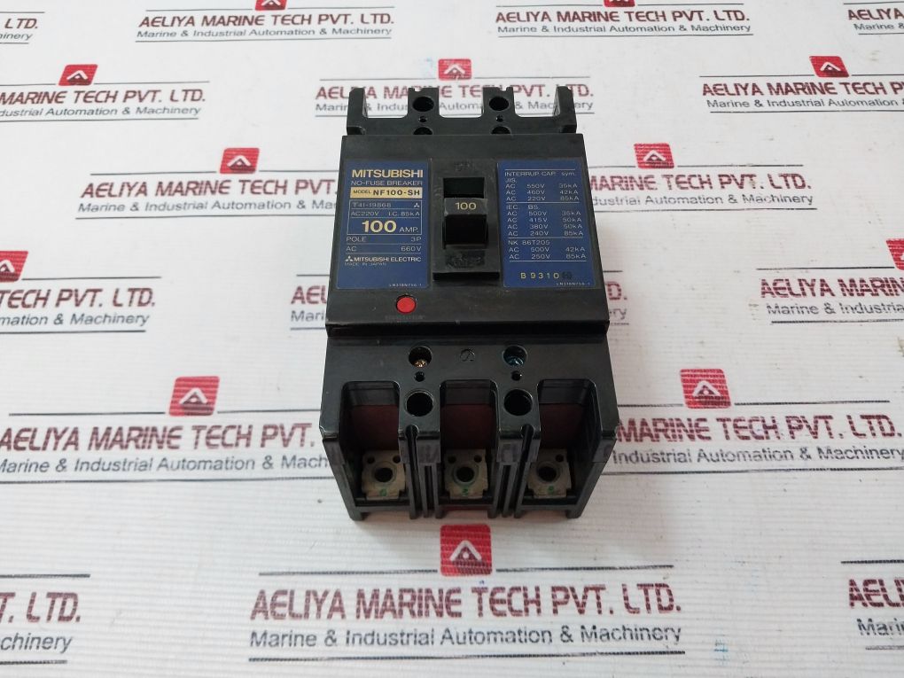 Mitsubishi Electric Nf100-sh No-fuse Breaker 100Amp 660V