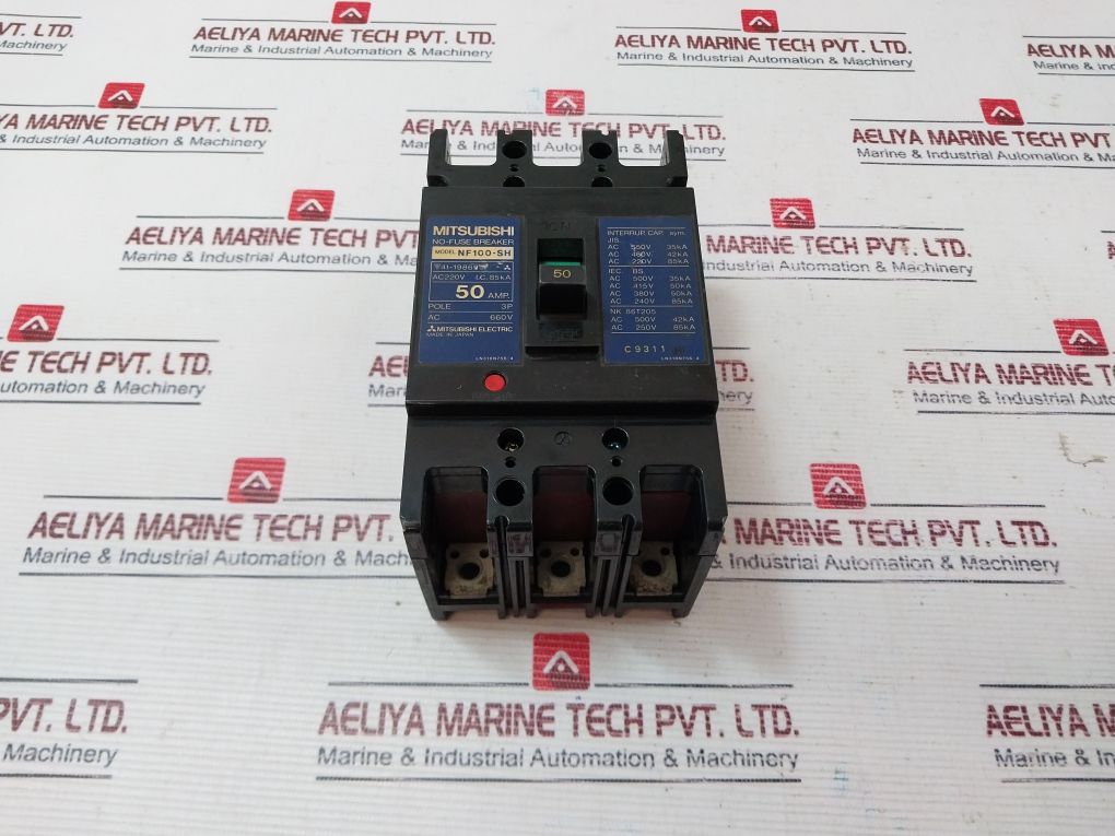 Mitsubishi Electric Nf100-sh No-fuse Breaker 3P 50Amp