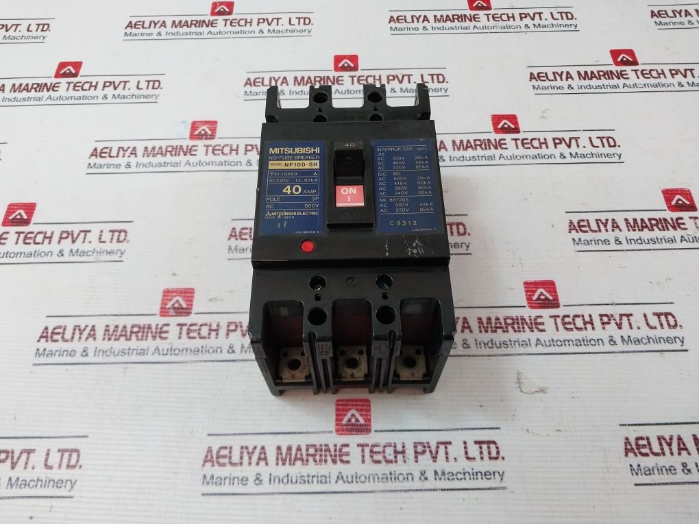 Mitsubishi Electric Nf100-sh No-fuse Breaker 40Amp Pole-3P