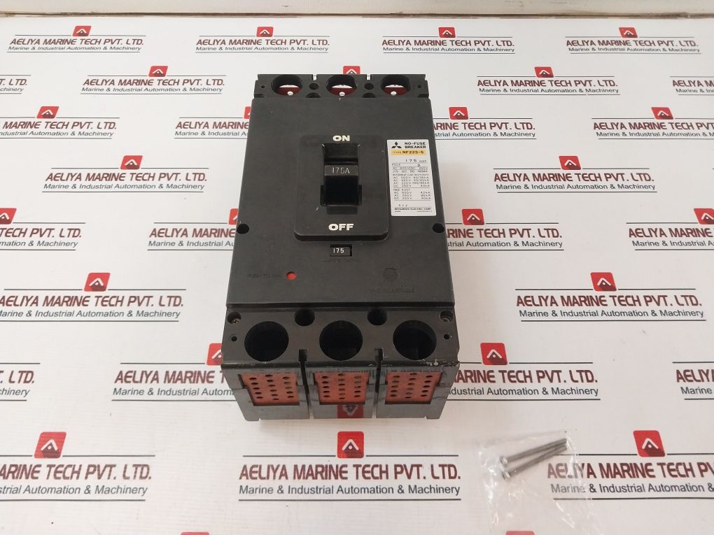 Mitsubishi Electric Nf225-s No-fuse Breaker 175 Amp Pole 3