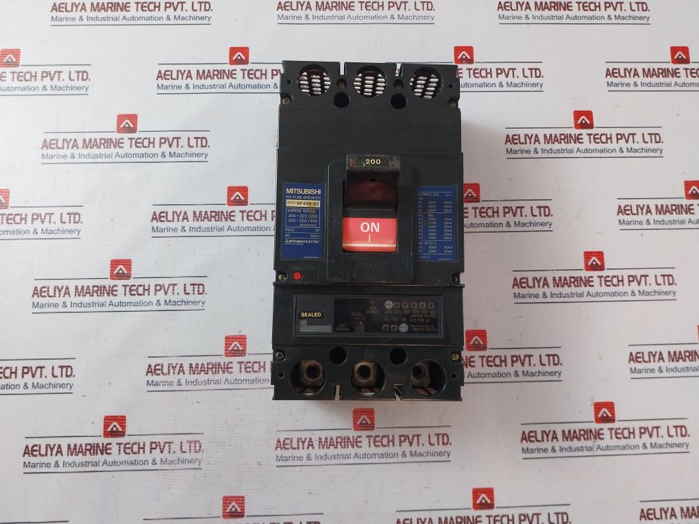 Mitsubishi Electric Nf400-se No-fuse Circuit Breaker 200A Ln208N264M54