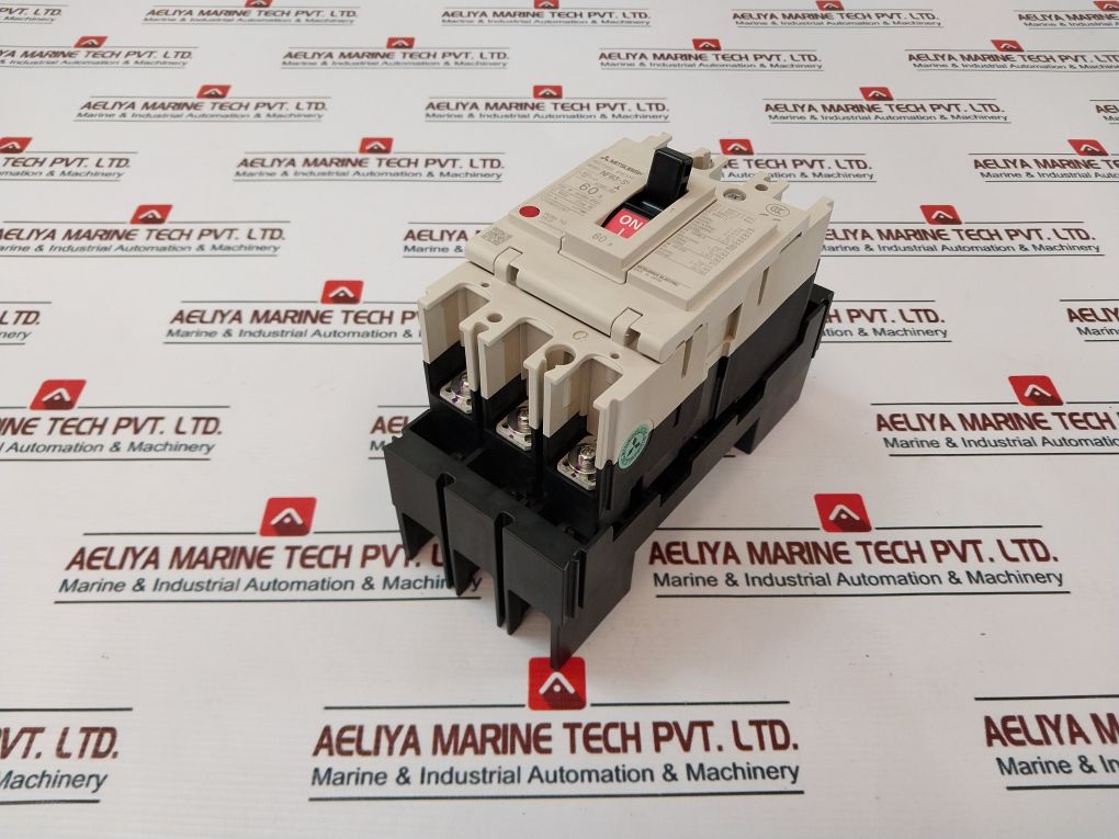 Mitsubishi Electric Nf63-sv 3 Pole Circuit Breaker 60A Ac200V 14Ka 50/60Hz