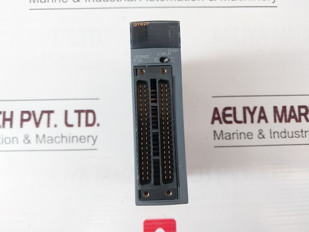 Mitsubishi Electric Qy42P Output Unit 12/24Vdc 0.1A