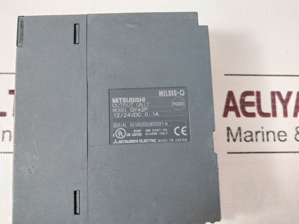 Mitsubishi Electric Qy42P Output Unit 12/24Vdc 0.1A
