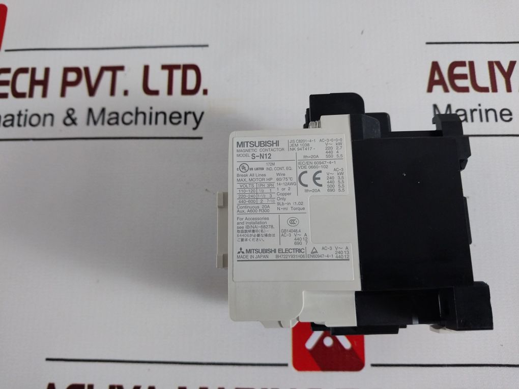Mitsubishi Electric S-n12 Magnetic Contactor 15.3S