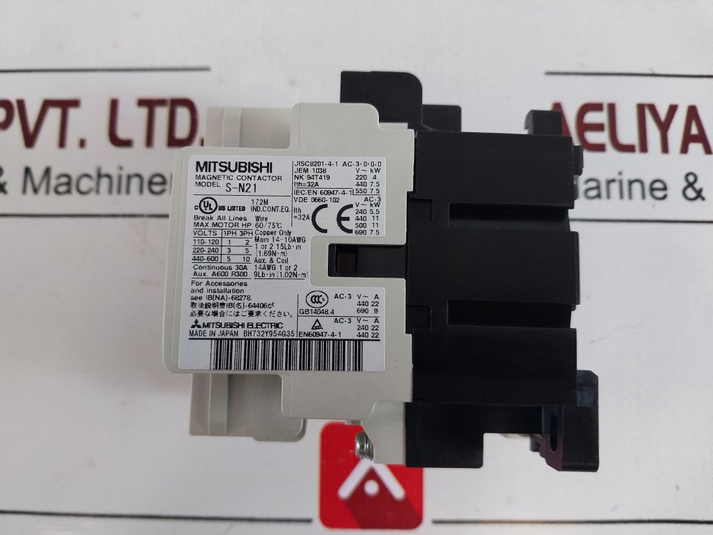 Mitsubishi Electric S-n21 Magnetic Contactor 15.4S