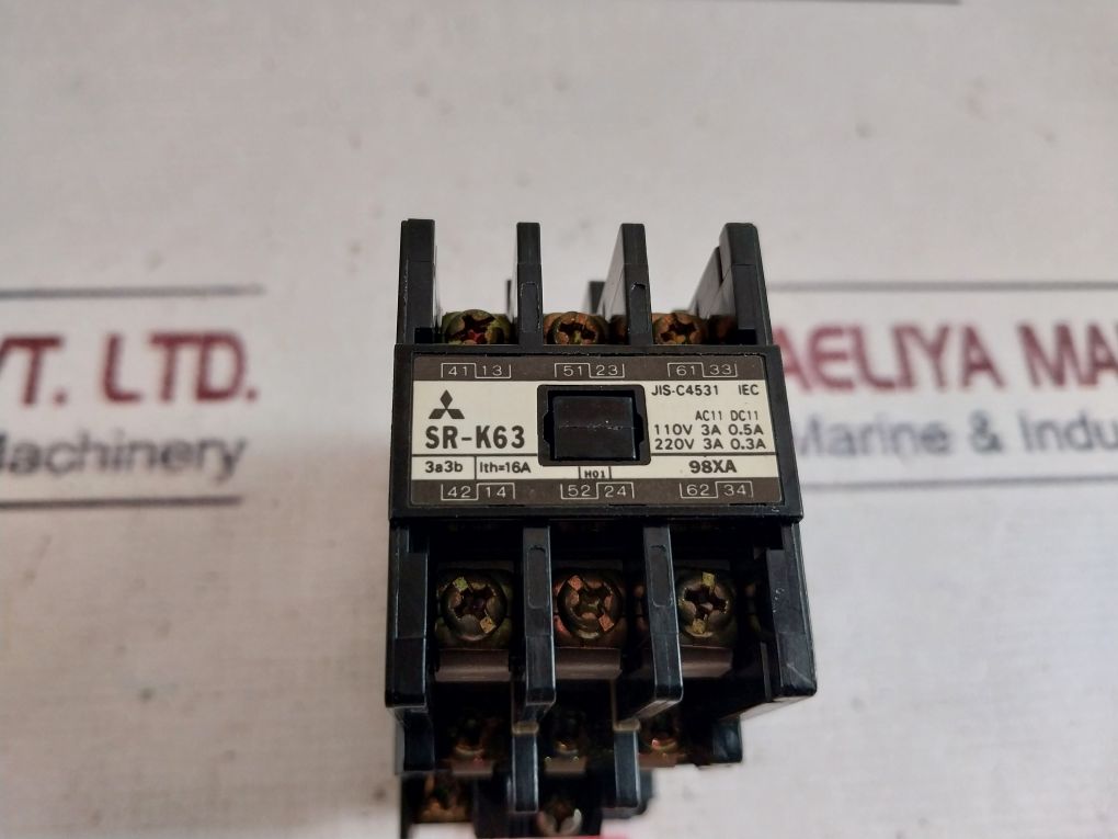 Mitsubishi Electric Sr-k63 Contactor Relay Coil