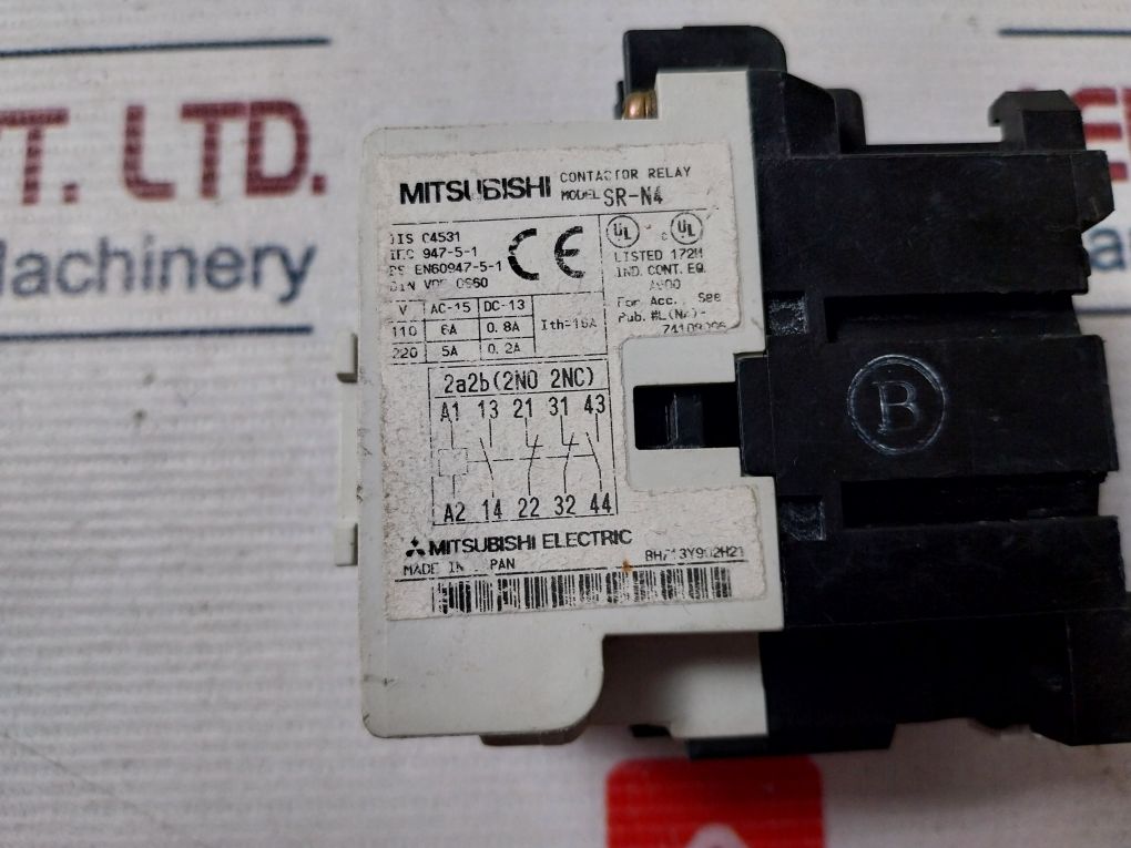 Mitsubishi Electric Sr-n4 Contactor Relay