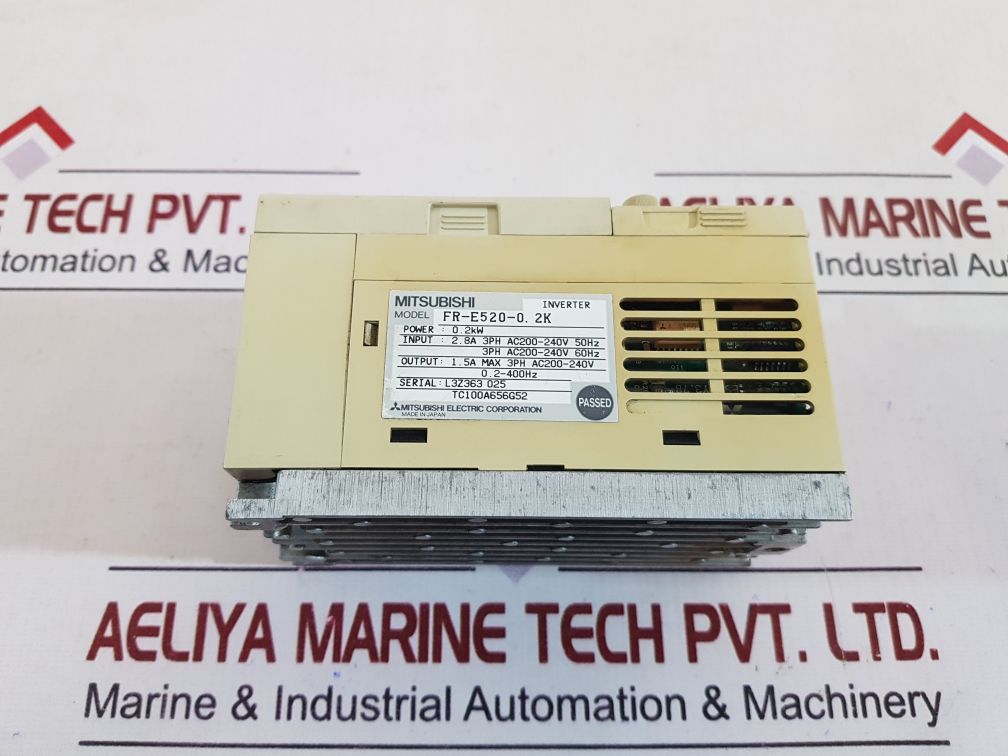 Mitsubishi Fr-e520-0.2K Inverter 0.2Kw