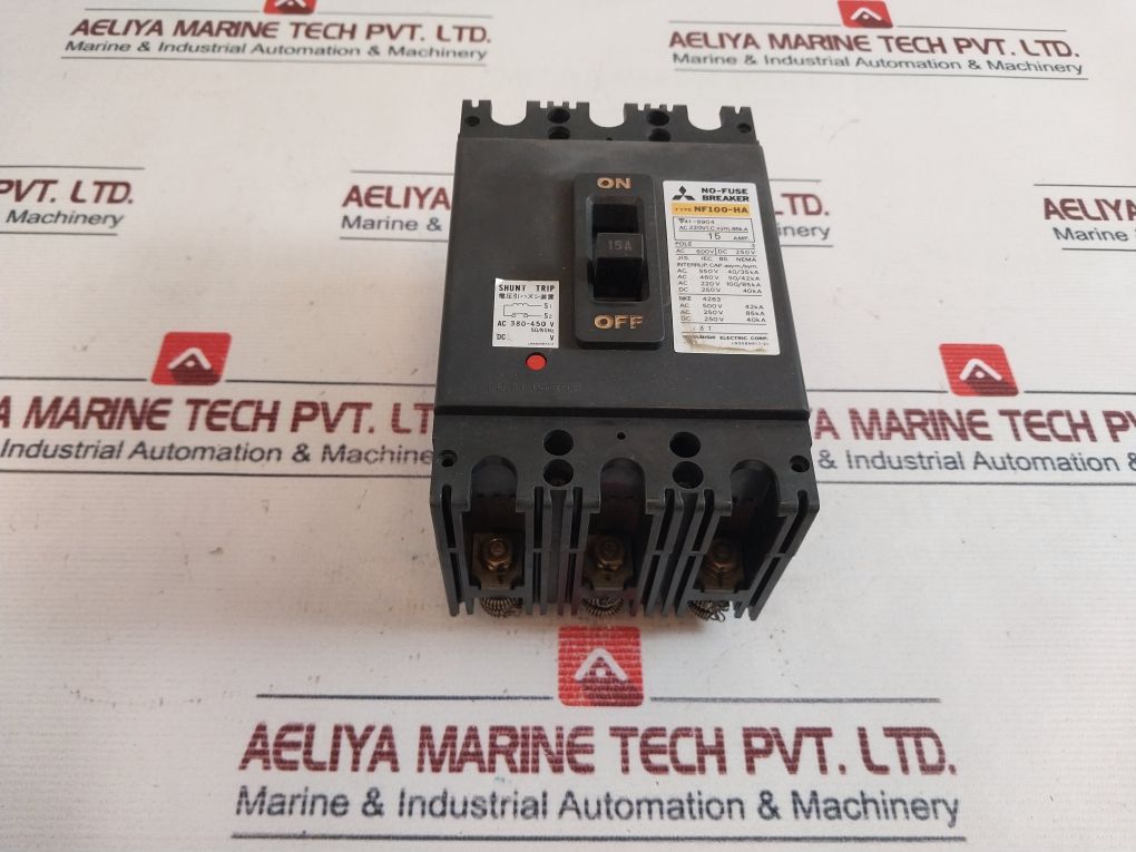 Mitsubishi Nf100-ha No-fuse Breaker Pole 3