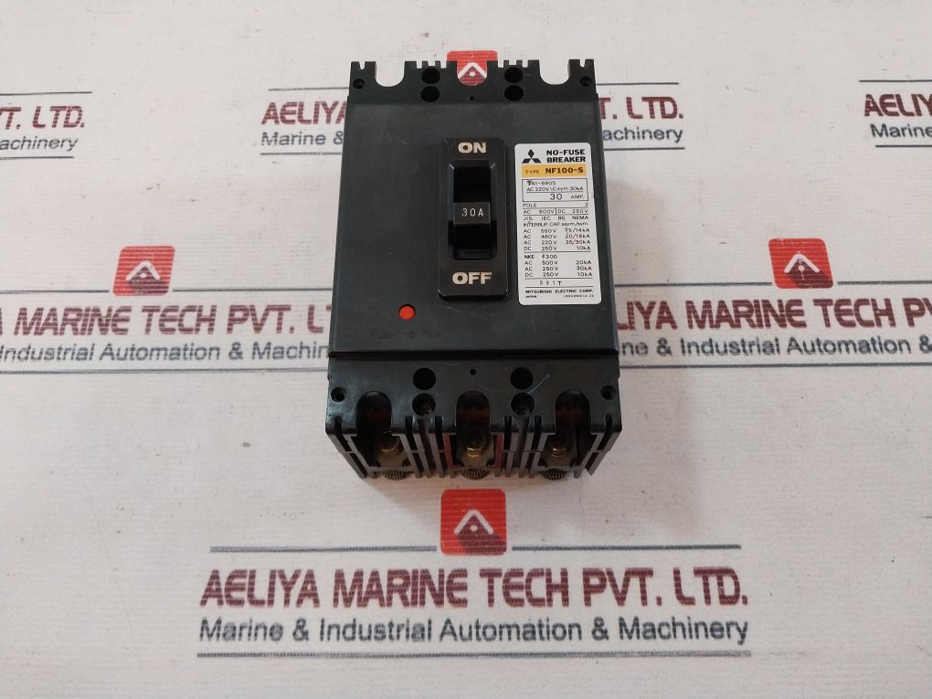 Mitsubishi Nf100-s No-fuse Breaker 600V