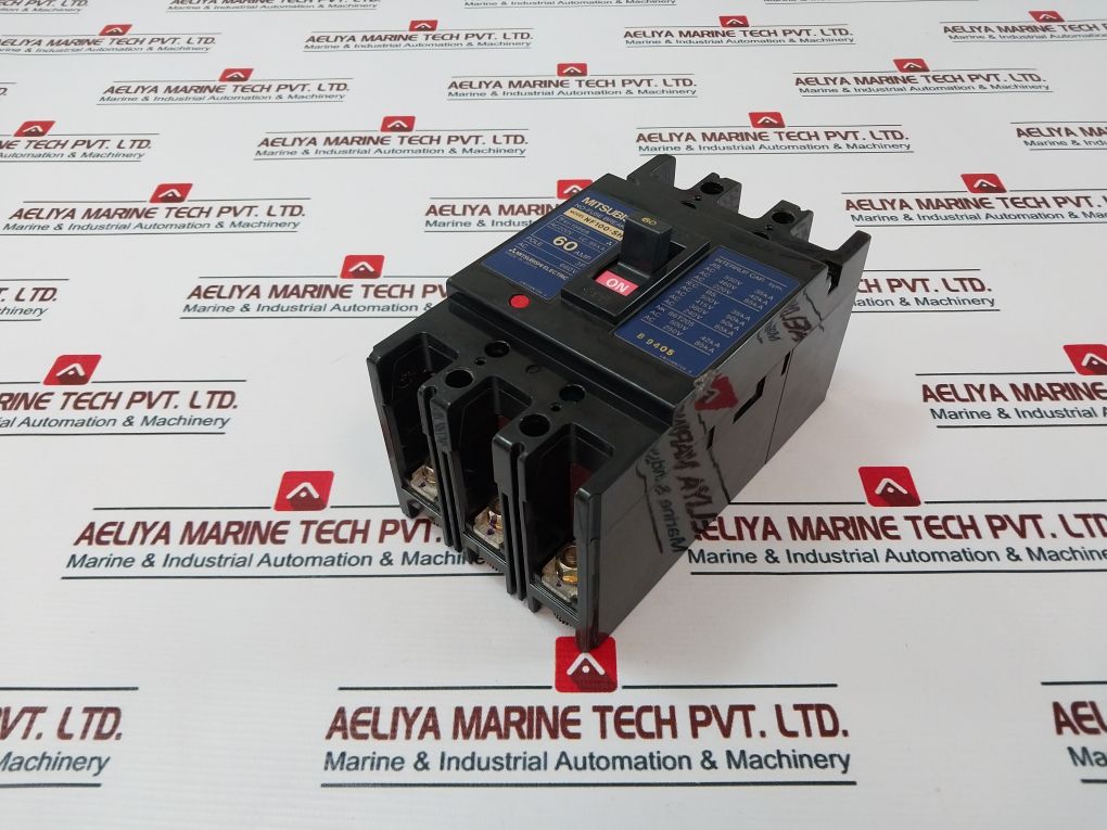Mitsubishi Nf100-sh 3 Pole No-fuse Breaker 60A Ac 660V