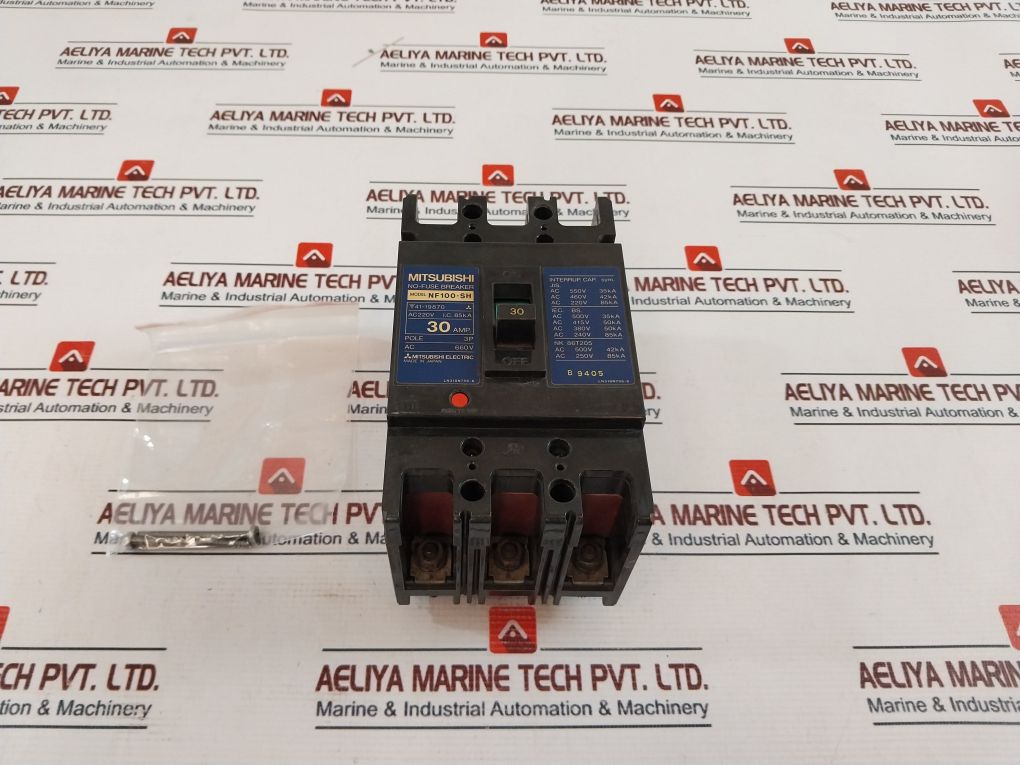 Mitsubishi Nf100-sh No-fuse Breaker 30Amp 3P 660V