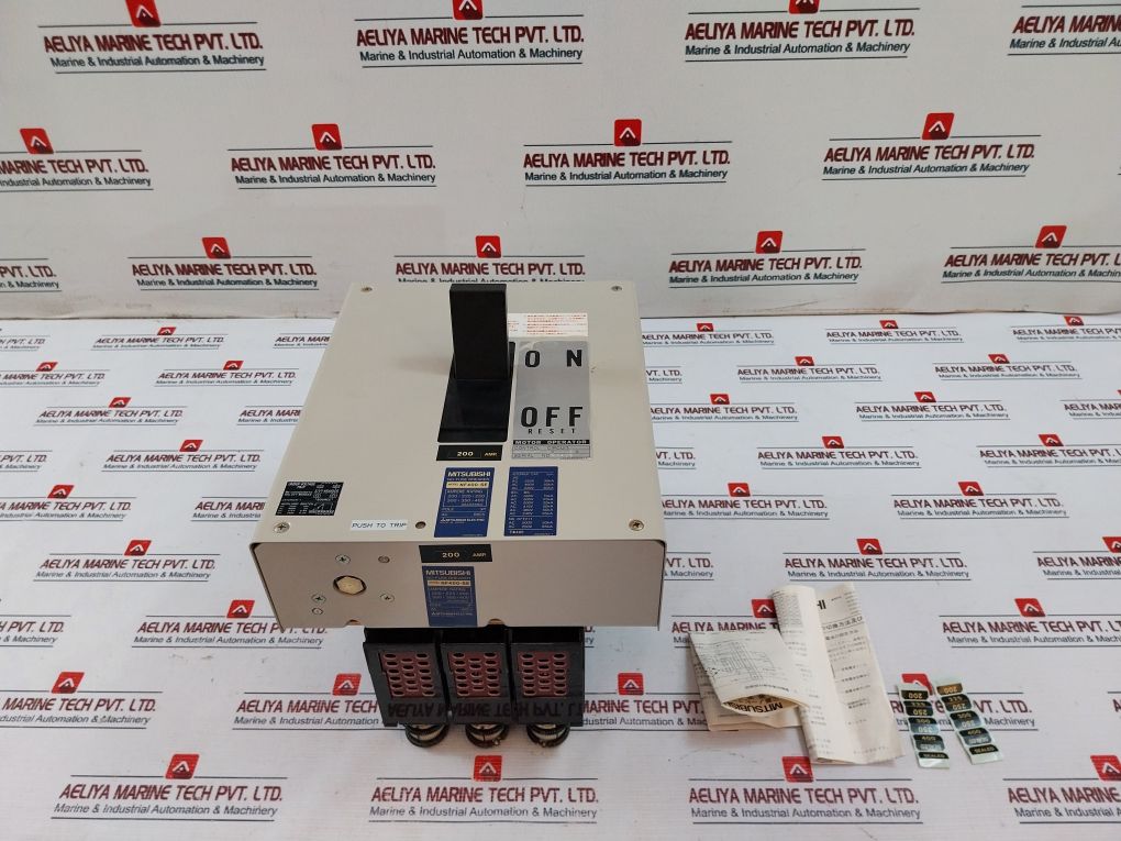 Mitsubishi Nf400-se No-fuse Circuit Breaker 200Amp 3-pole 660V