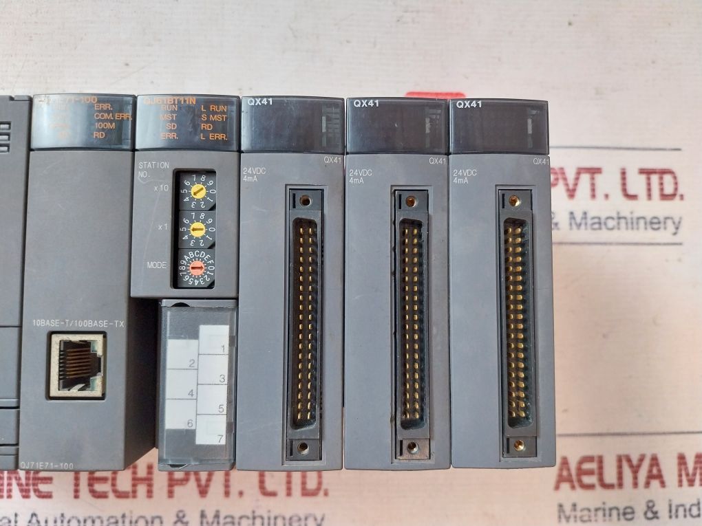 Mitsubishi Q00Jcpu, Qj71E71-100, Qj61Bt11N, Qx41 Cpu Unit