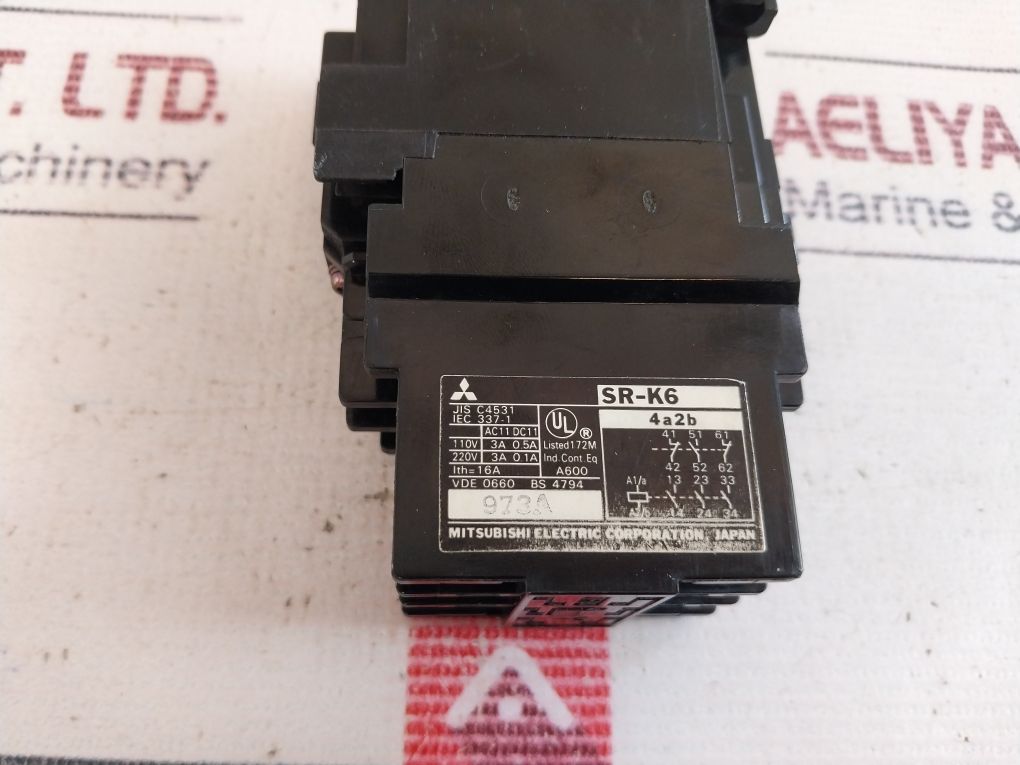Mitsubishi Sr-k6 Contactor 100V
