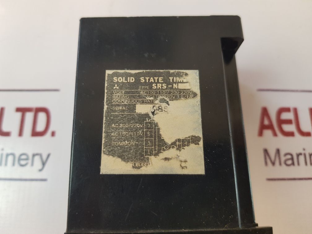 Mitsubishi Srs-n Solid State Timer