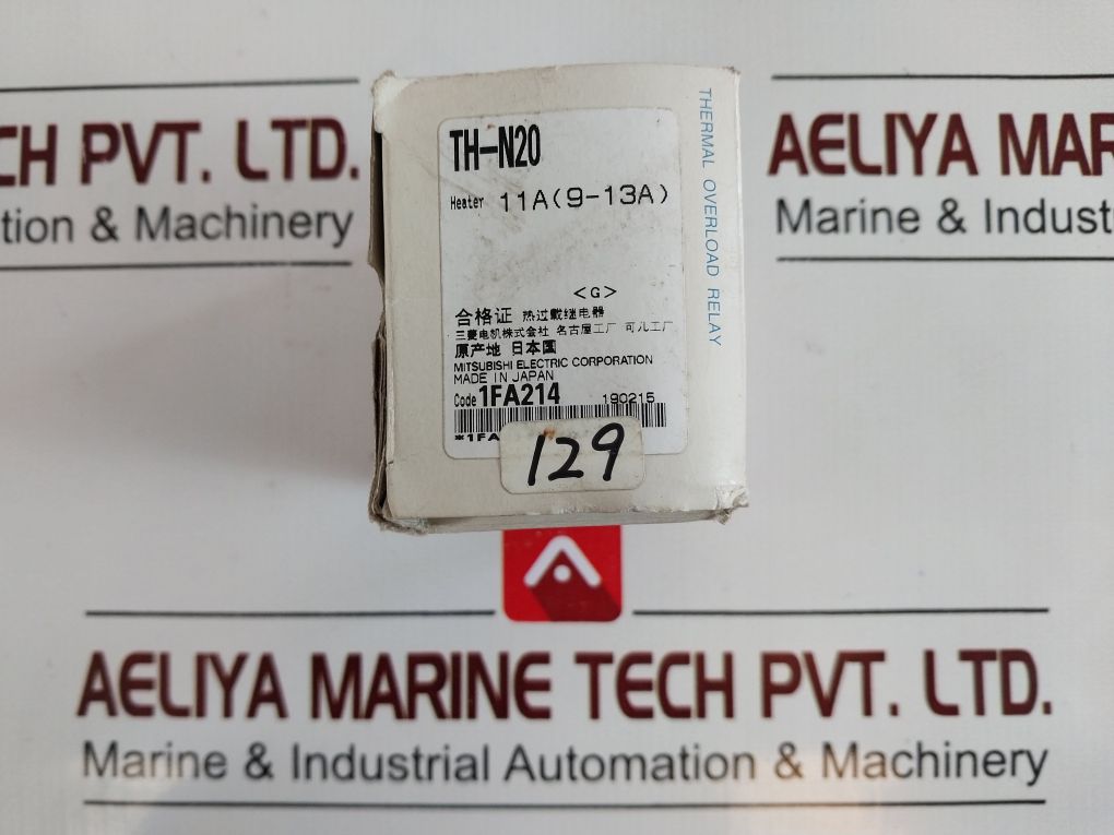 Mitsubishi Th-n20 Thermal Overload Relay 11A