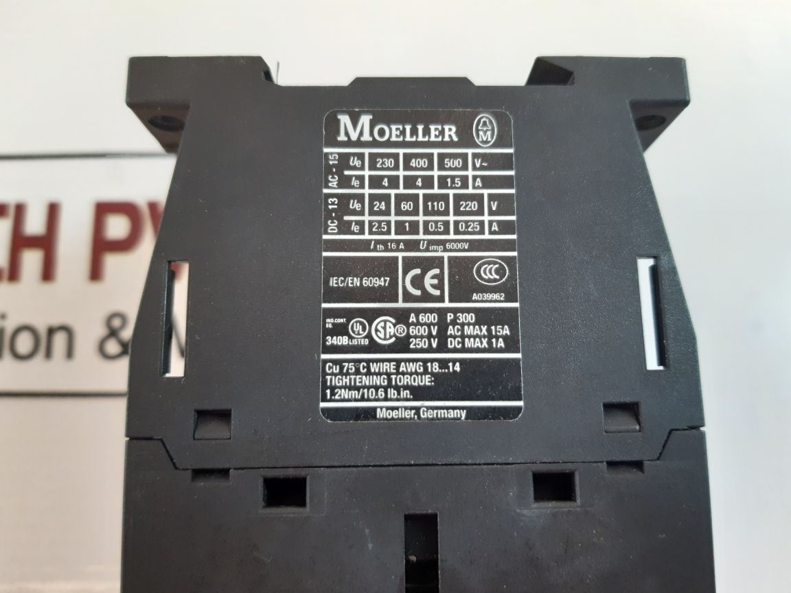 Moeller Dil A-xhi04 Contactor Dil A-40 Auxiliary Contact