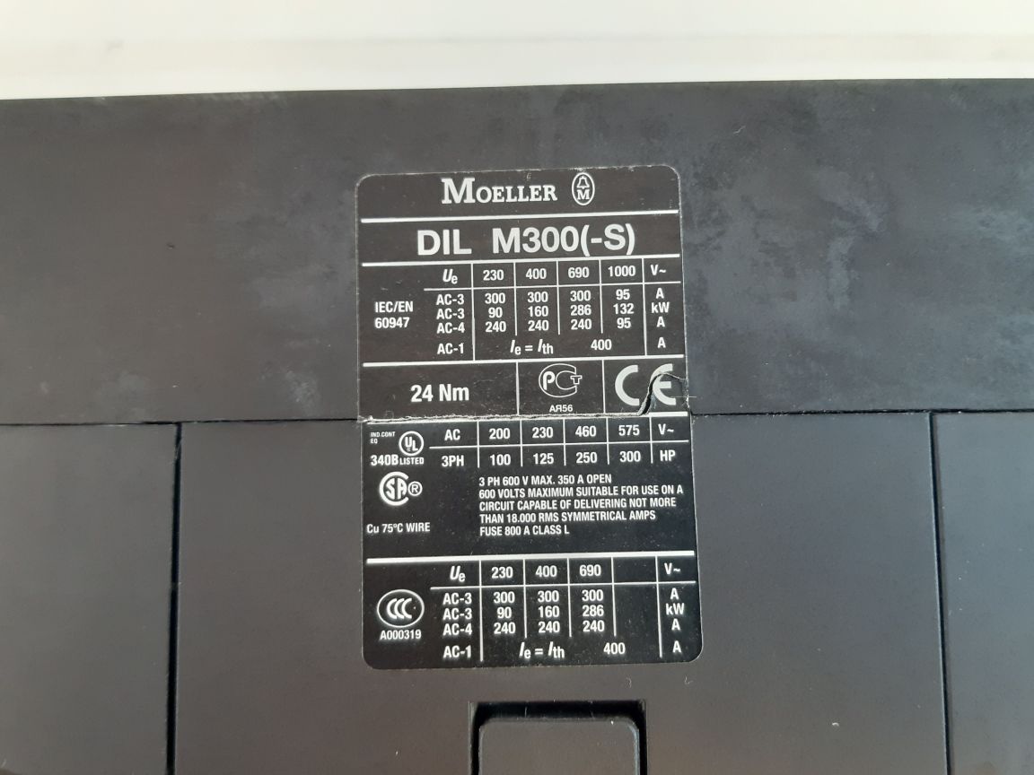 Moeller Dilm300 Contactor