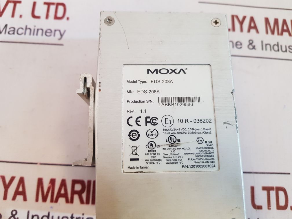 Moxa Eds-208A Ethernet Switch 1201002081024