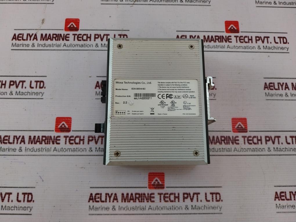 Moxa Eds-305-m-sc Ether Device Switch 1201003050600 Rev. 2.2