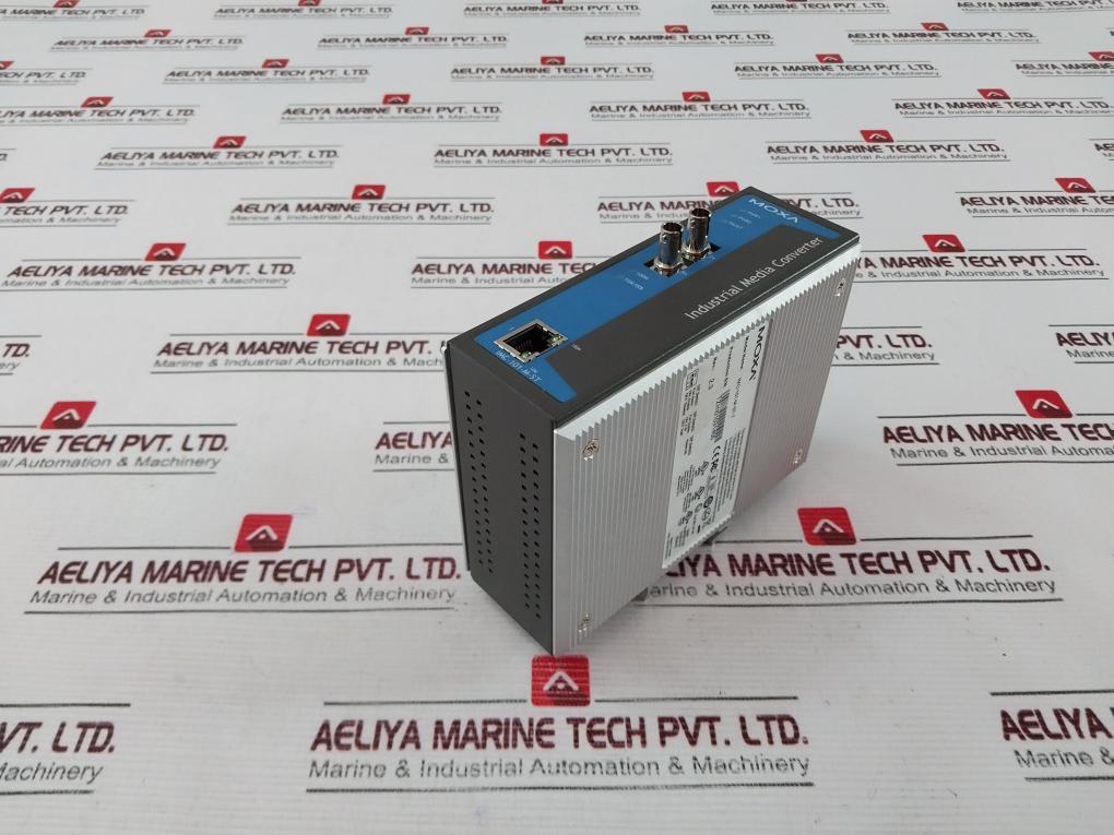 Moxa Imc-101-m-st-t Ethernet To Fiber Media Converter Rev: 2.3