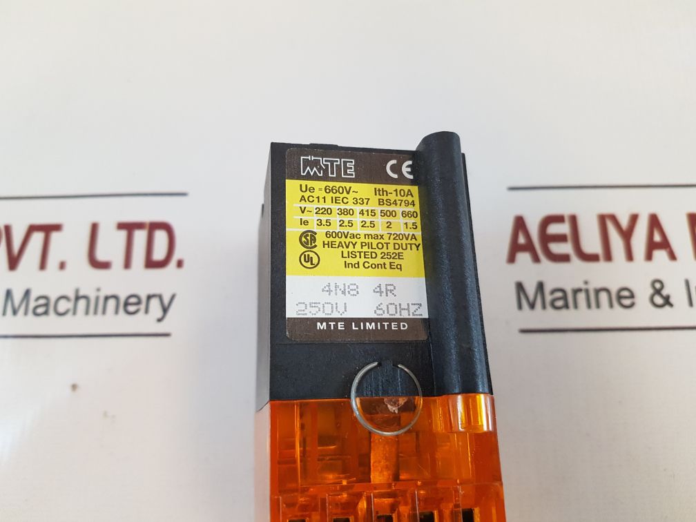 Mte 4N8 4R Relay 250V 60Hz
