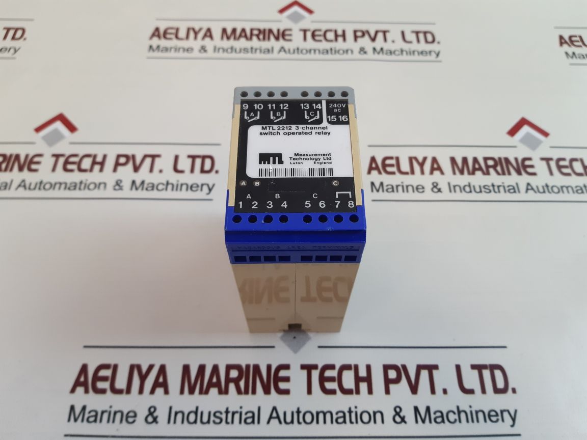 Measurement Technology 2212 3-channel Switch Operated Relay Ex 802206