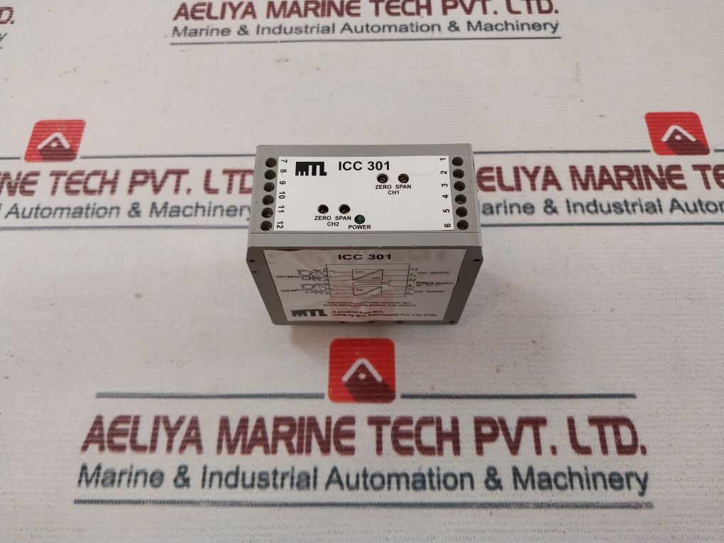 Mtl Icc 301-i9-o1 Dual Channel CurrentVoltage Isolator 4-20Ma