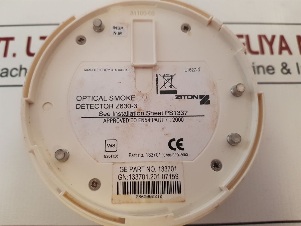 Ziton Z630-3 Conventional Optical Smoke Detector