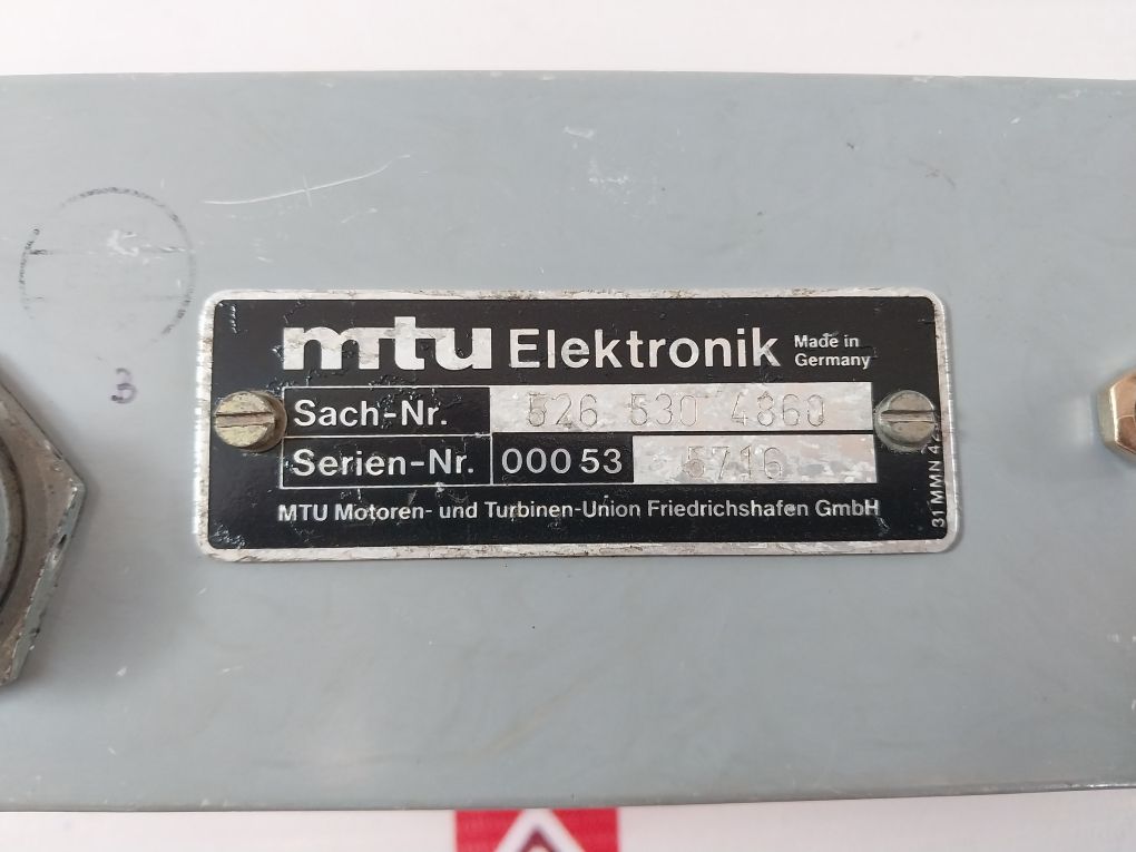 Mtu Elektronik 526 530 4860 Rcs-fpp