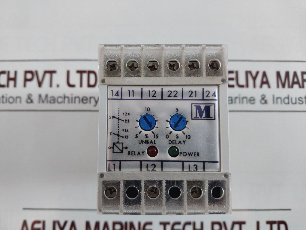Multitek M200-pb1 3Phase Balance Relay 3Phase 3/4W Trip