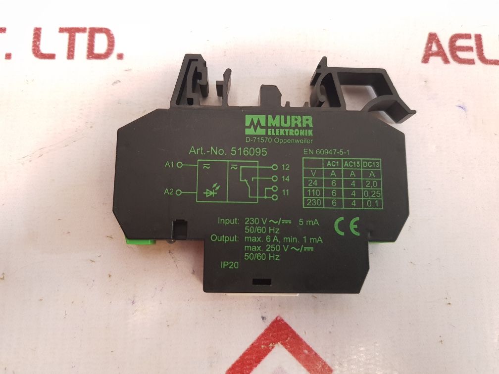 Murr Elektronik 516095 Input Relay 50/60 Hz