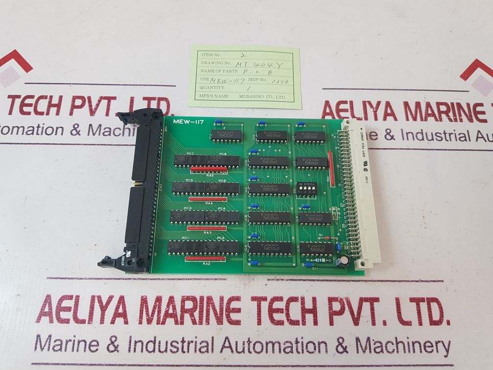 Musasino Mew-117 Pcb Card