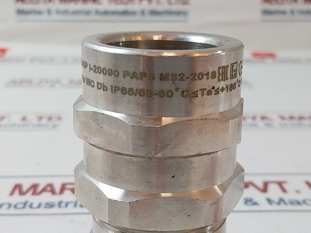 N.Asp I-20090 Brass Cable Gland M32 Nickel Finished Kit Pap3132M0Nk12345