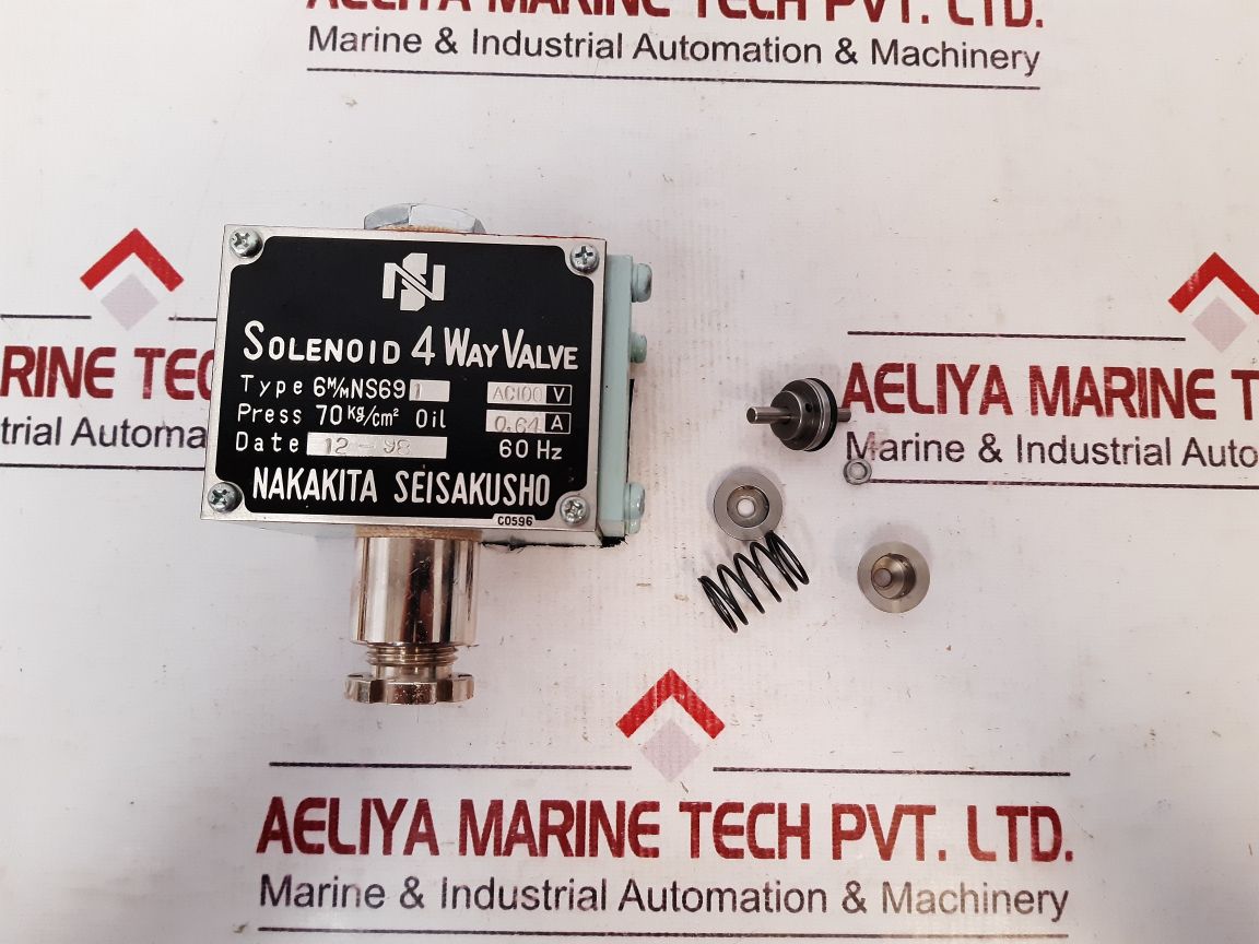 Nakakita Seisakusho 6M/M Ns691 Solenoid 4 Way Valve
