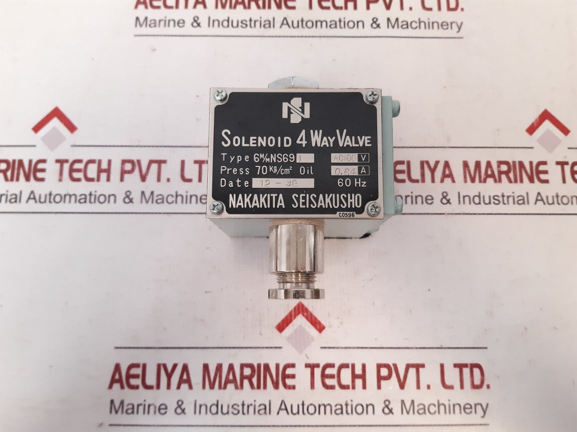 Nakakita Seisakusho 6M/M Ns691 Solenoid 4 Way Valve 60Hz