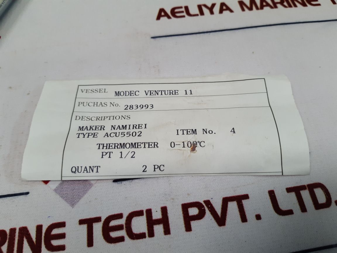 Namirei Acu5502 Thermometer 0-100°C