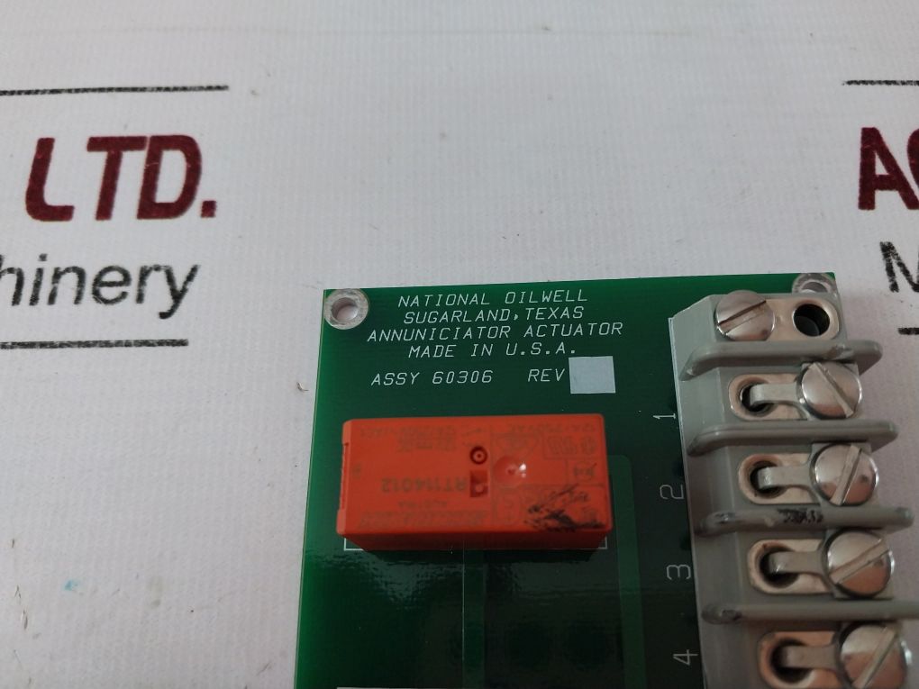 National Oilwell 60306 Annuniciator Actuator Pcb Free Shipping