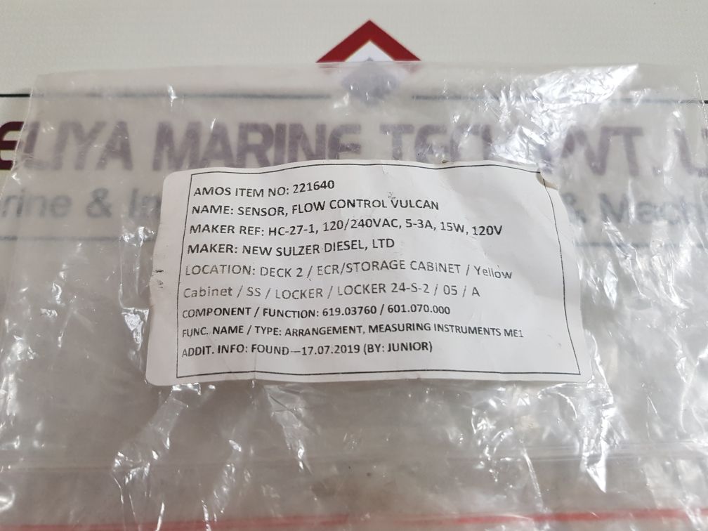 Vulcan Hc-27-1 Sensor