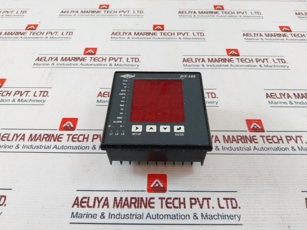 Nippen Dt-108 3Phase 4 Wire Digital Multifunction Meter 230Vac