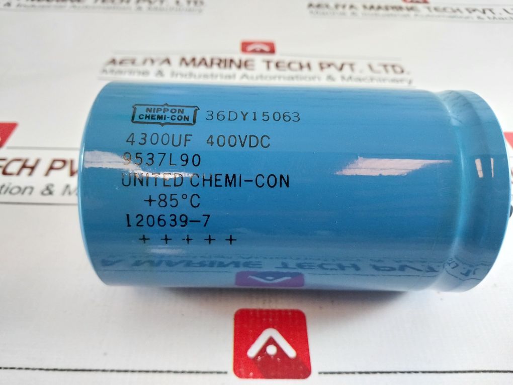 Nippon Chemi-con 36Dy15063 4300Uf Capacitor 9537L90 +85°C